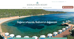 Desktop Screenshot of bodrumparkresort.com